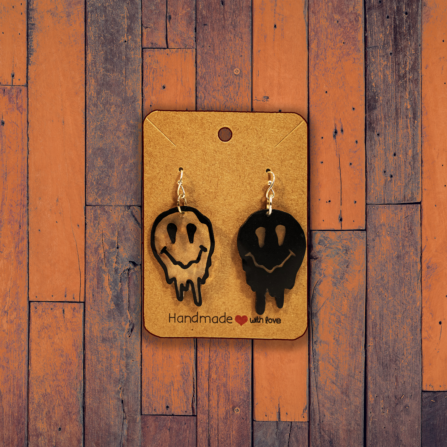 Smiley Drip Earrings