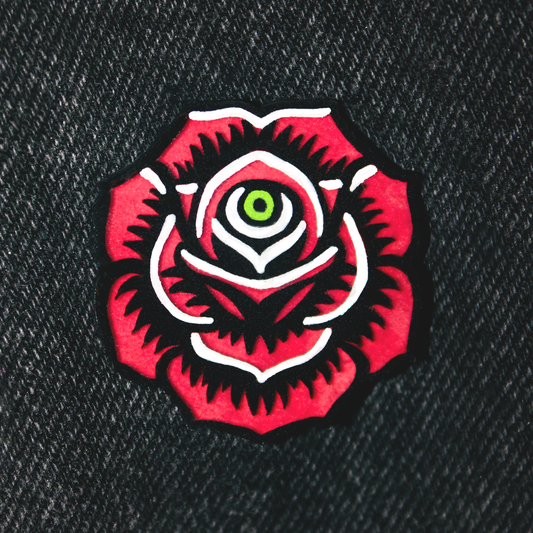 Eye Flower Pin