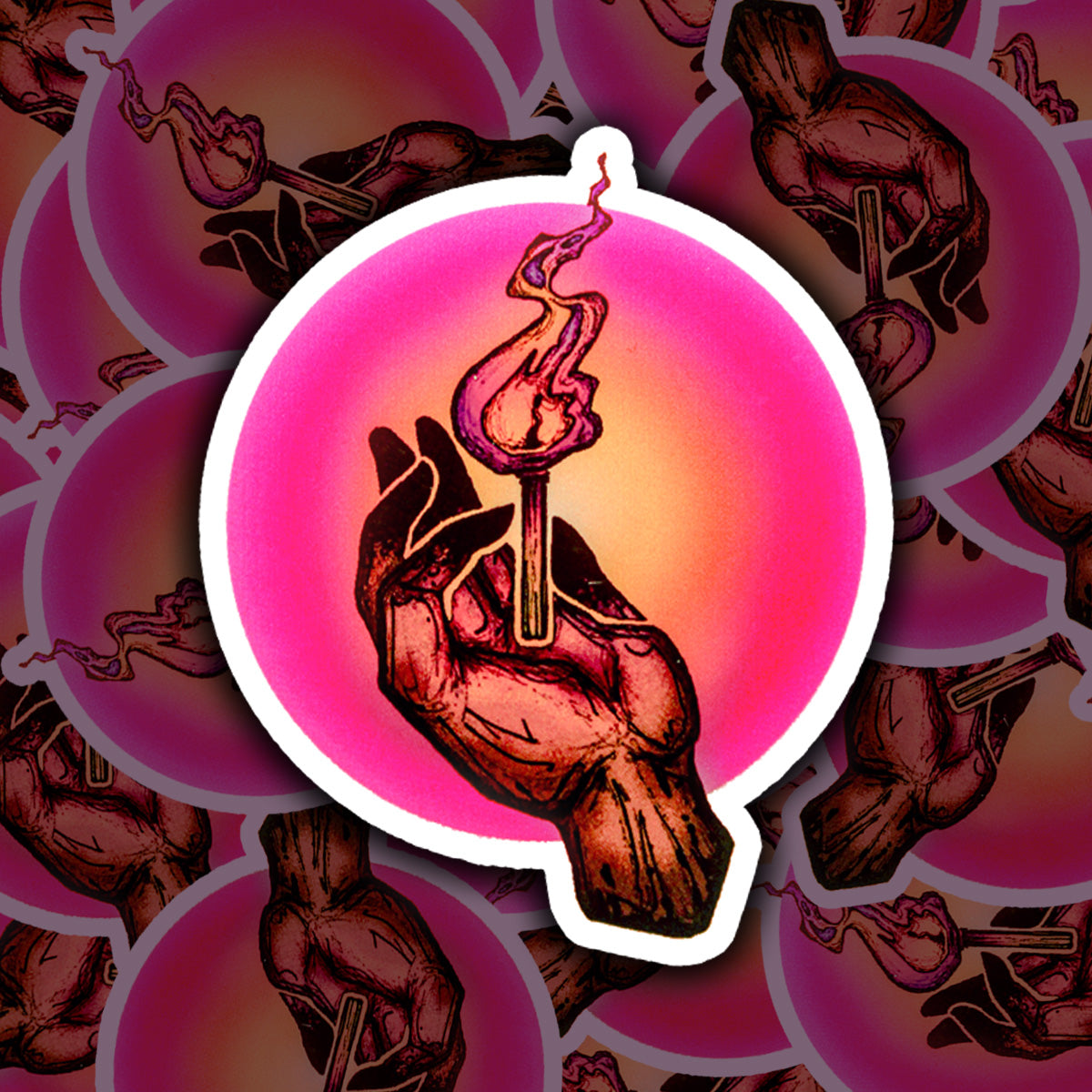 Light Me Up Sticker