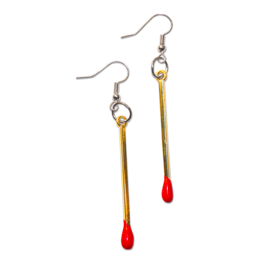 Matchstick Earrings