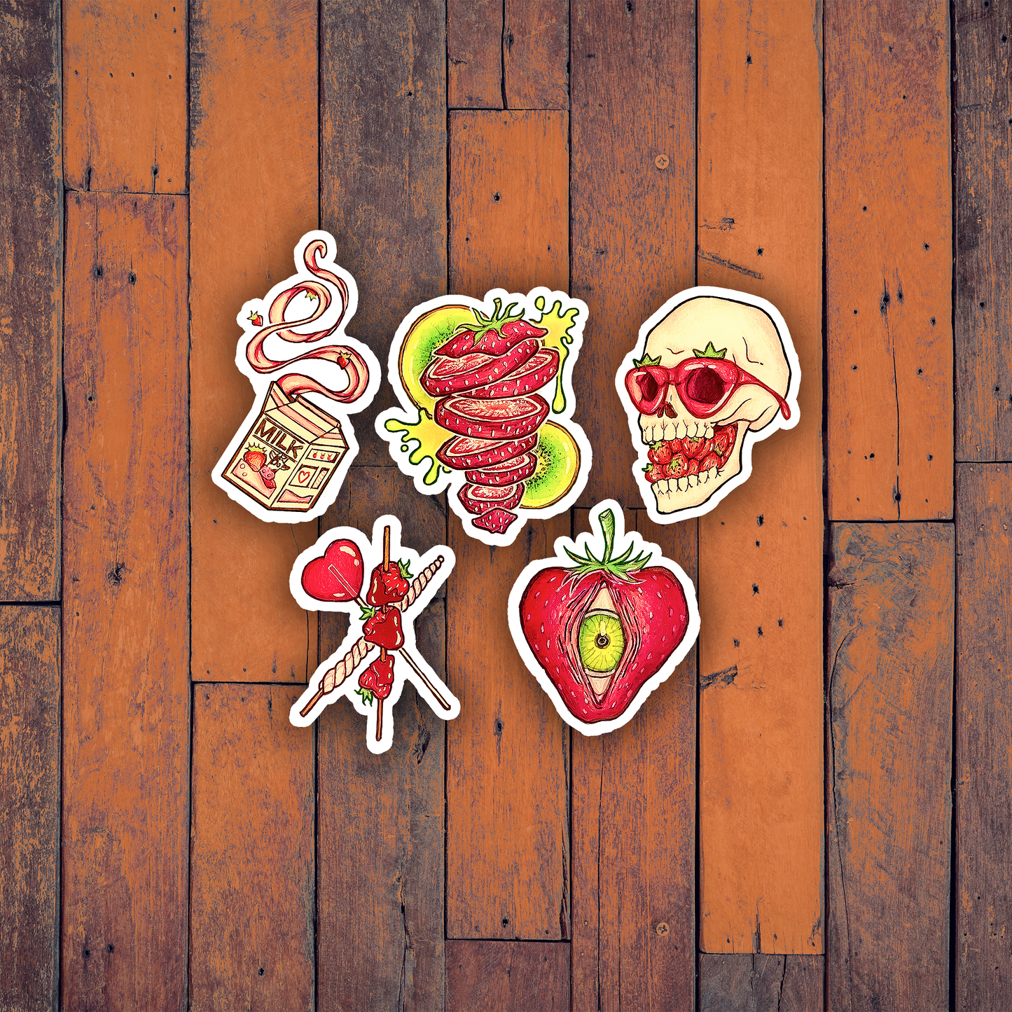 Strawberry Sticker Pack