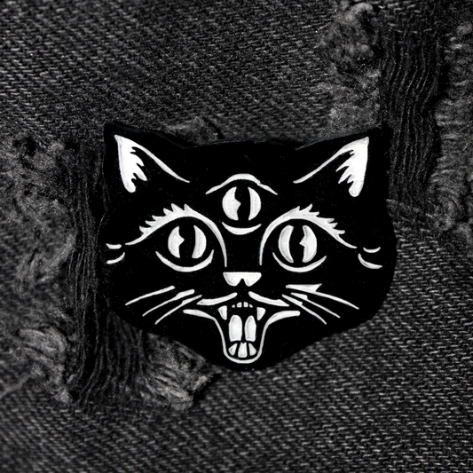 Third Eye Cat Pin