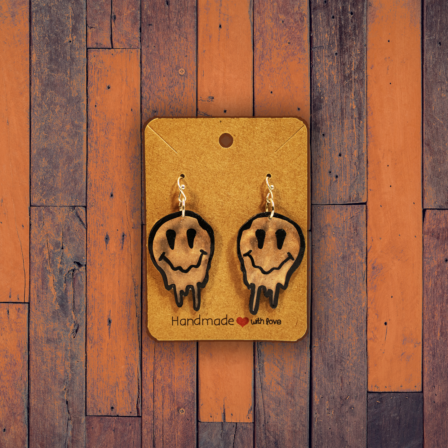 Smiley Drip Earrings