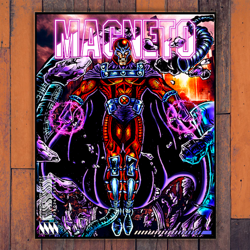 Portada de cómic de Magneto