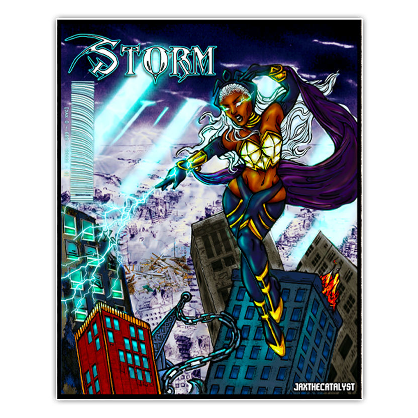 Portada de cómic de Storm