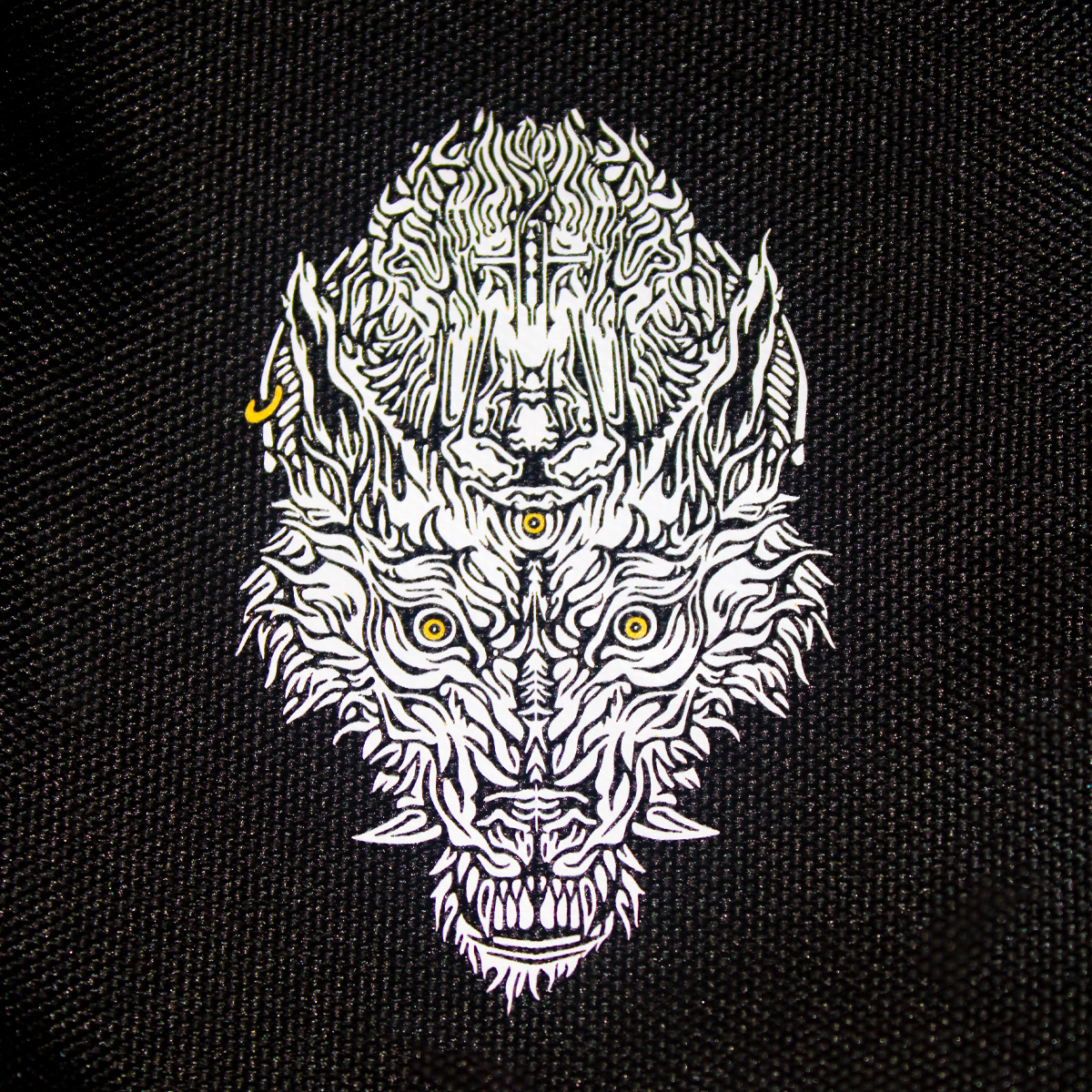 Bandolera Lobo con piel de cordero