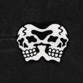 Pin de calavera doble