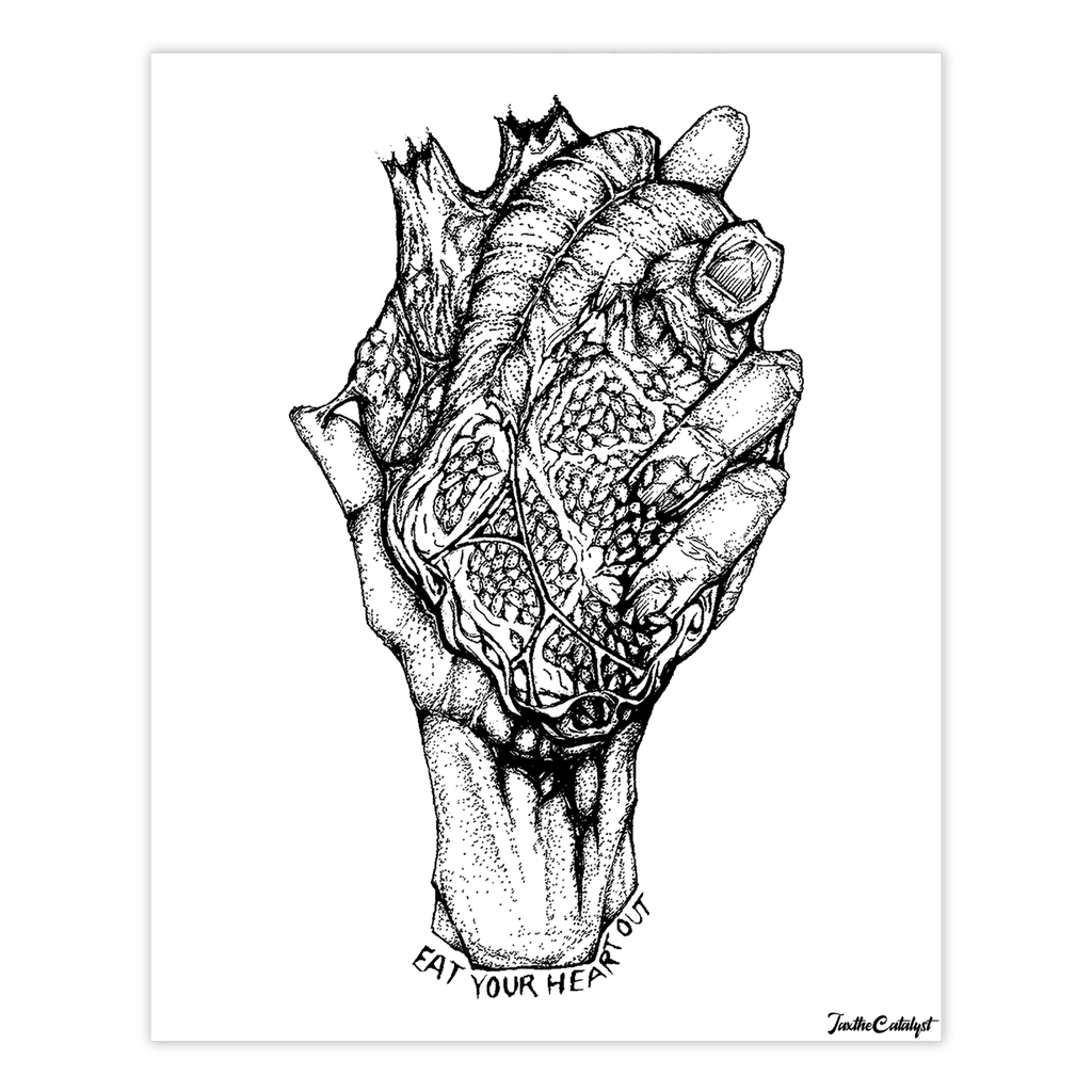 Estampa "Cómase el Corazón"