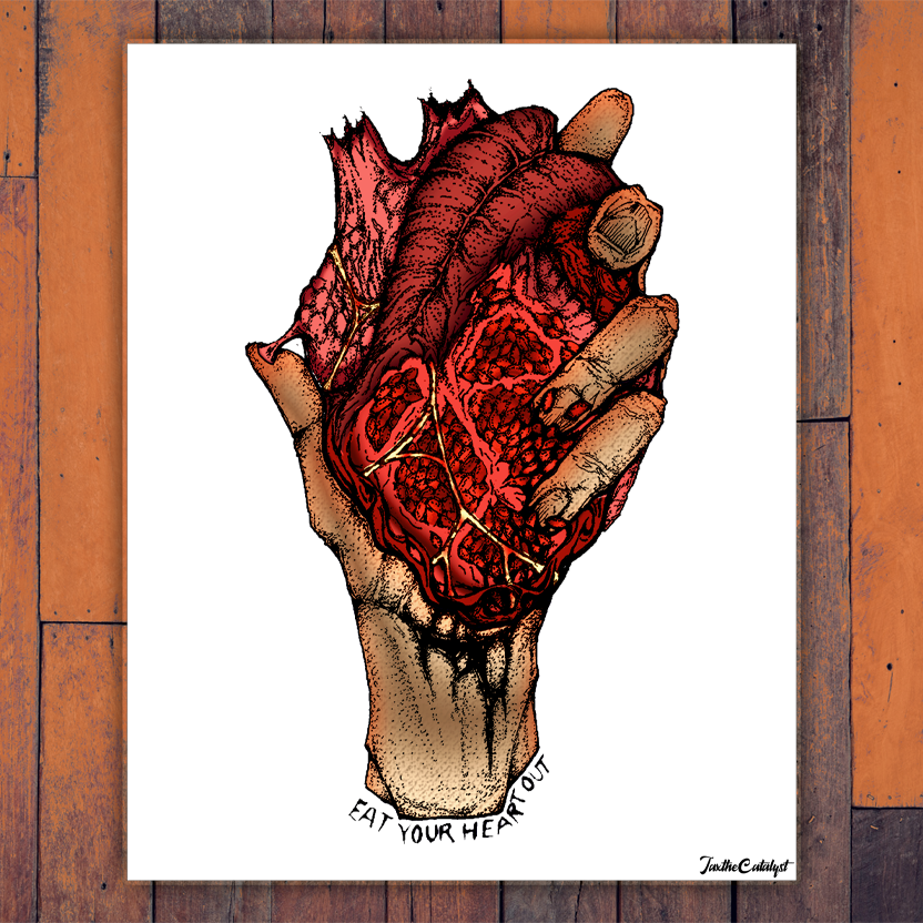 Estampa "Cómase el Corazón"