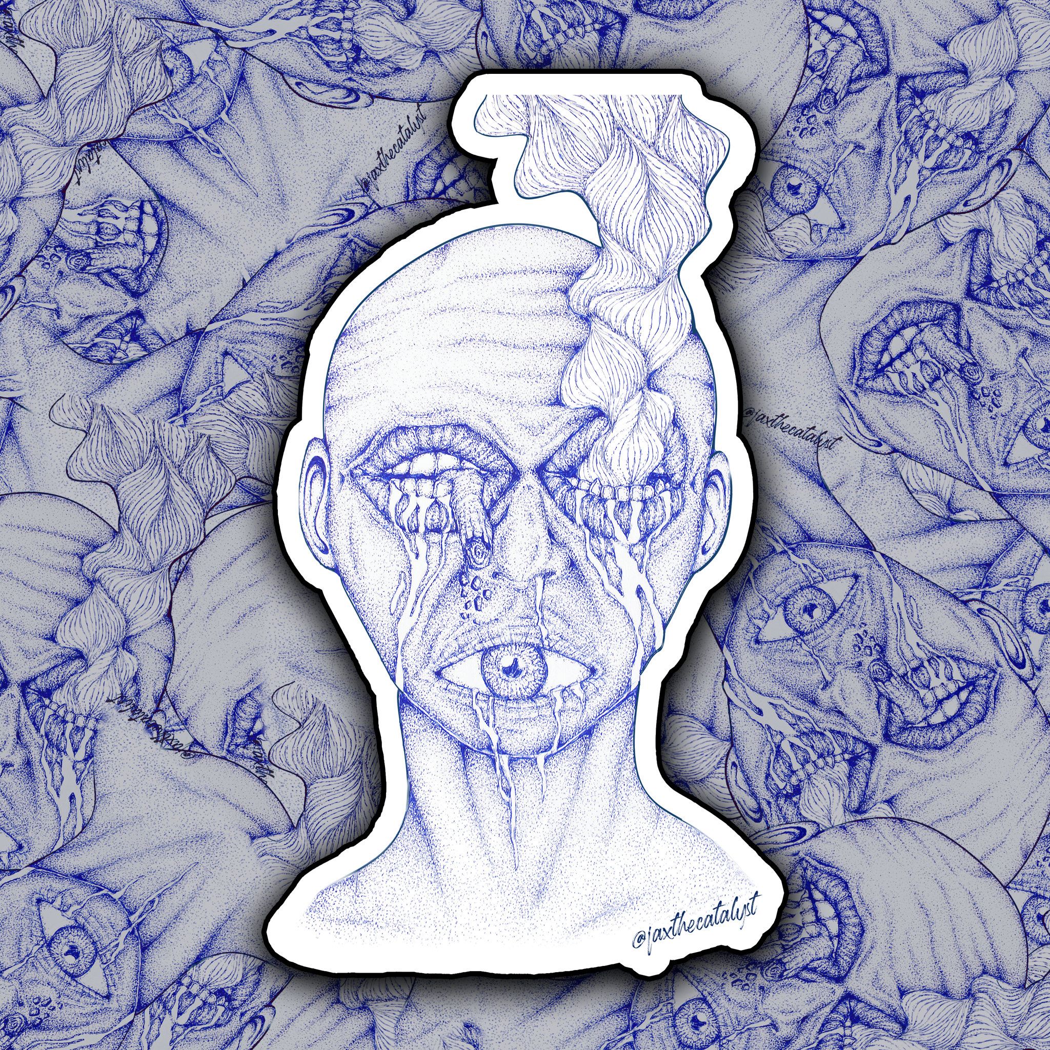Autocollant facial