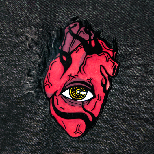 Heart's Eye Pin