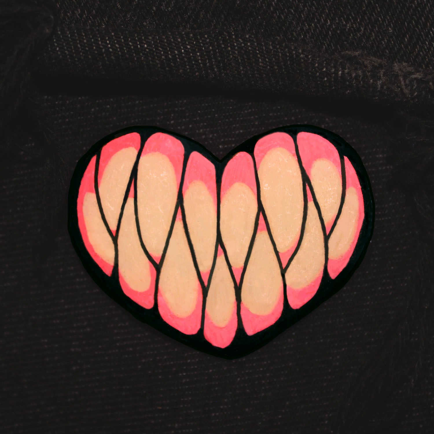 Pin Corazón hambriento