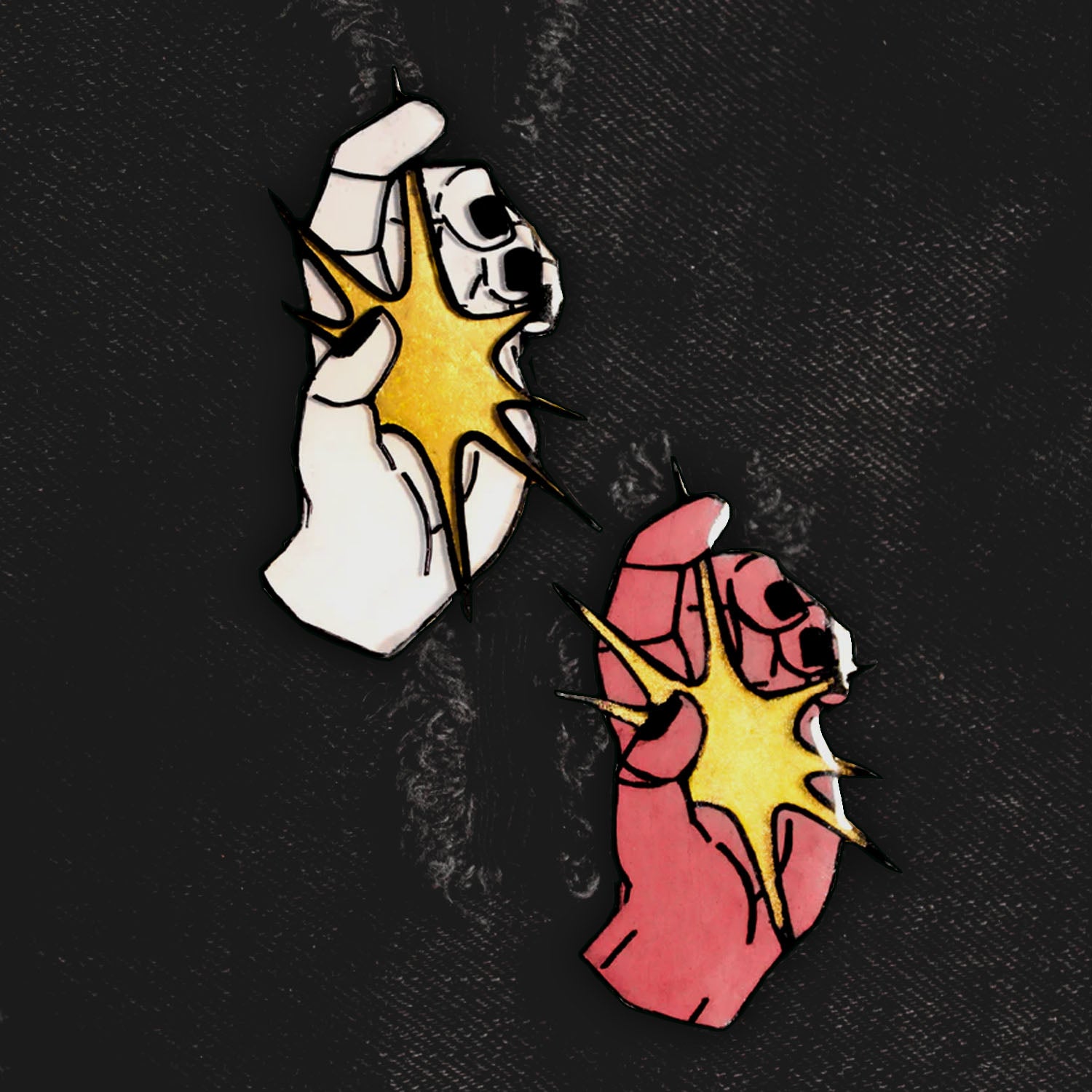 Holding Stardust Pin