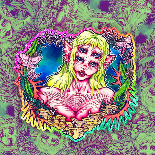 Melanie Glitter Sticker