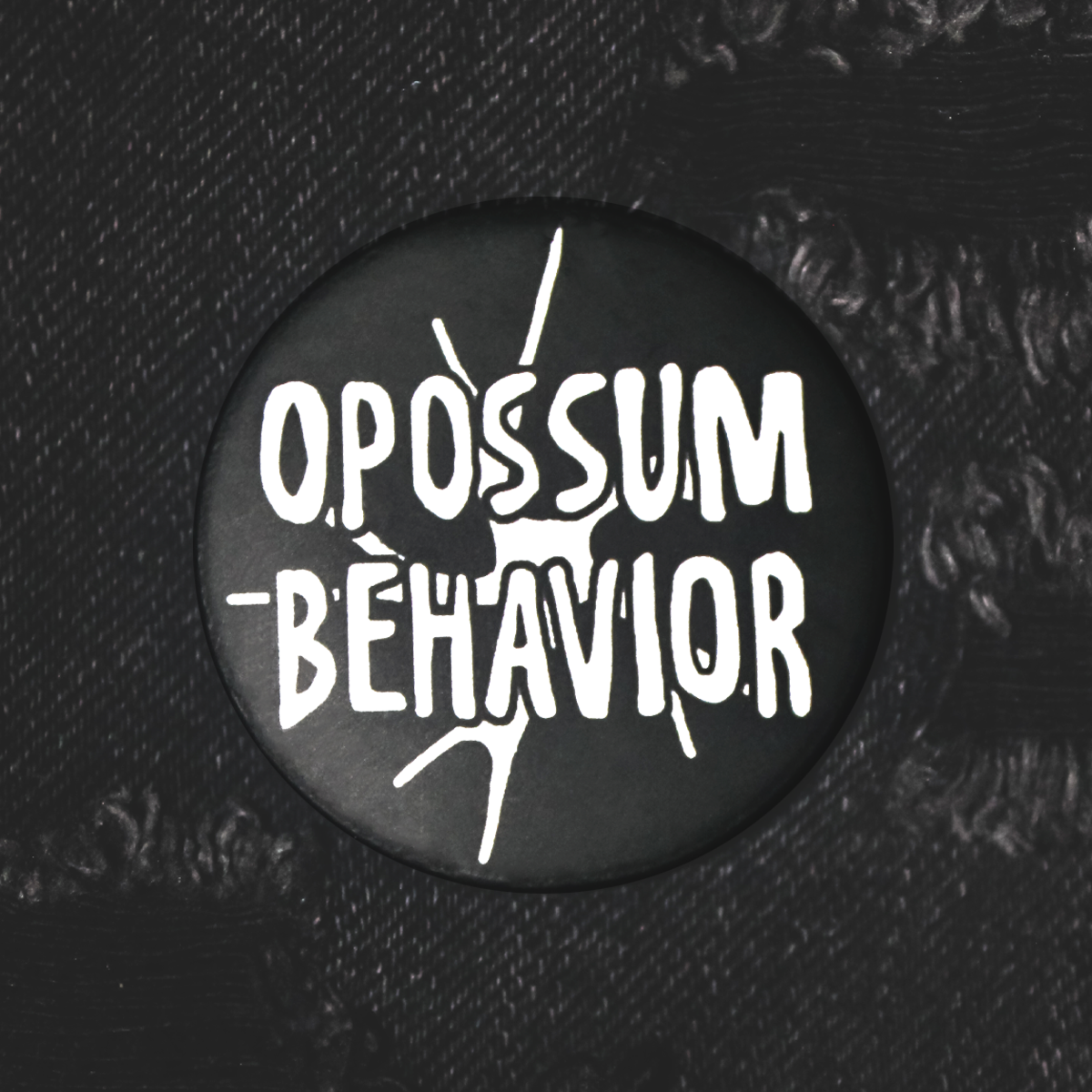 Opossum Behavior Button