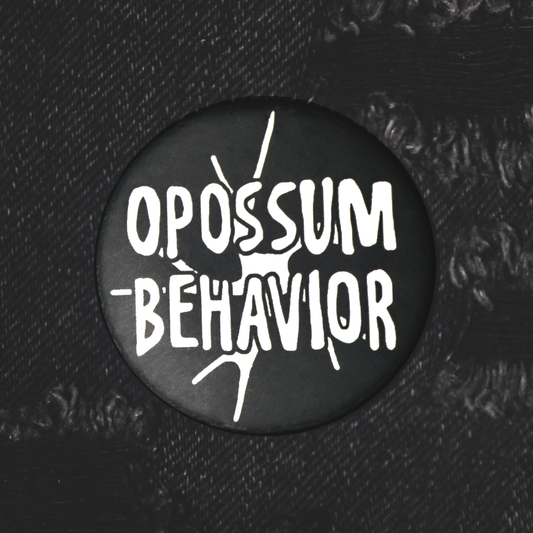 Opossum Behavior Button
