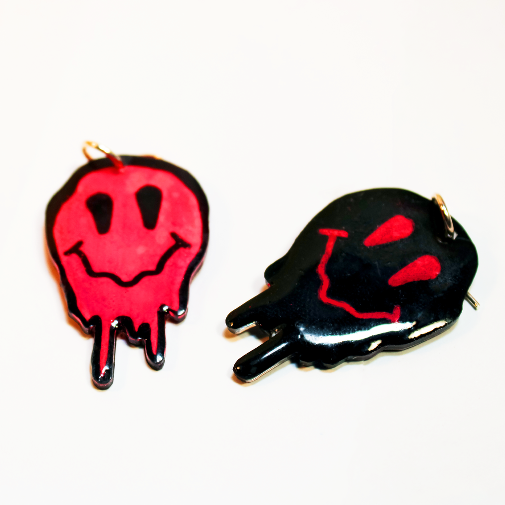 Smiley Drip Earrings
