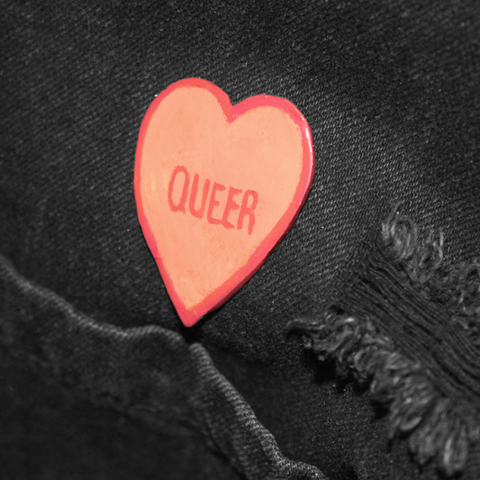 QUEER Clay Pin