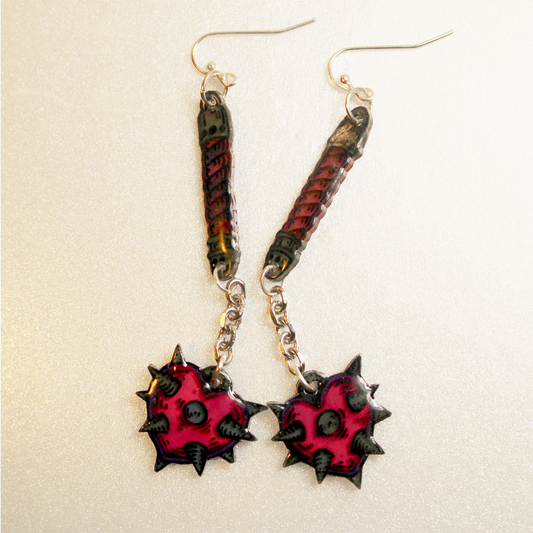 Morning Star Hear Earrings