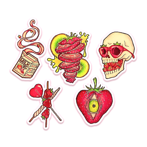 Strawberry Sticker Pack