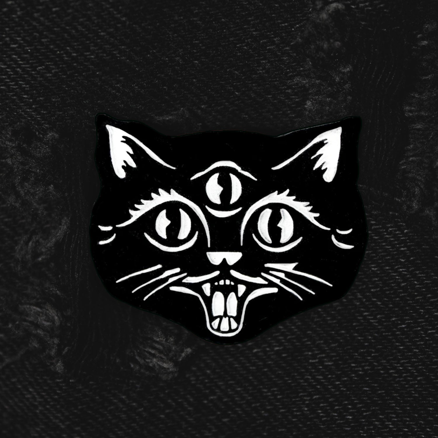 Third Eye Cat Pin