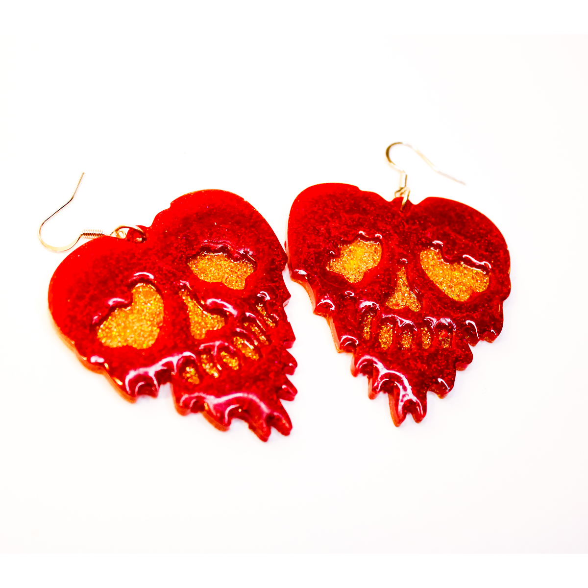Aretes Goteantes de Calavera