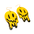 Pendientes de Cara Sonriente Derretida
