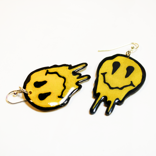 Smiley Drip Earrings